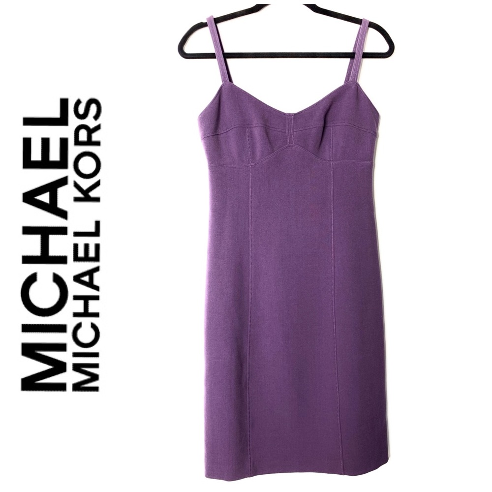 MICHAEL Michael Kors Purple Spaghetti Strap Dress
